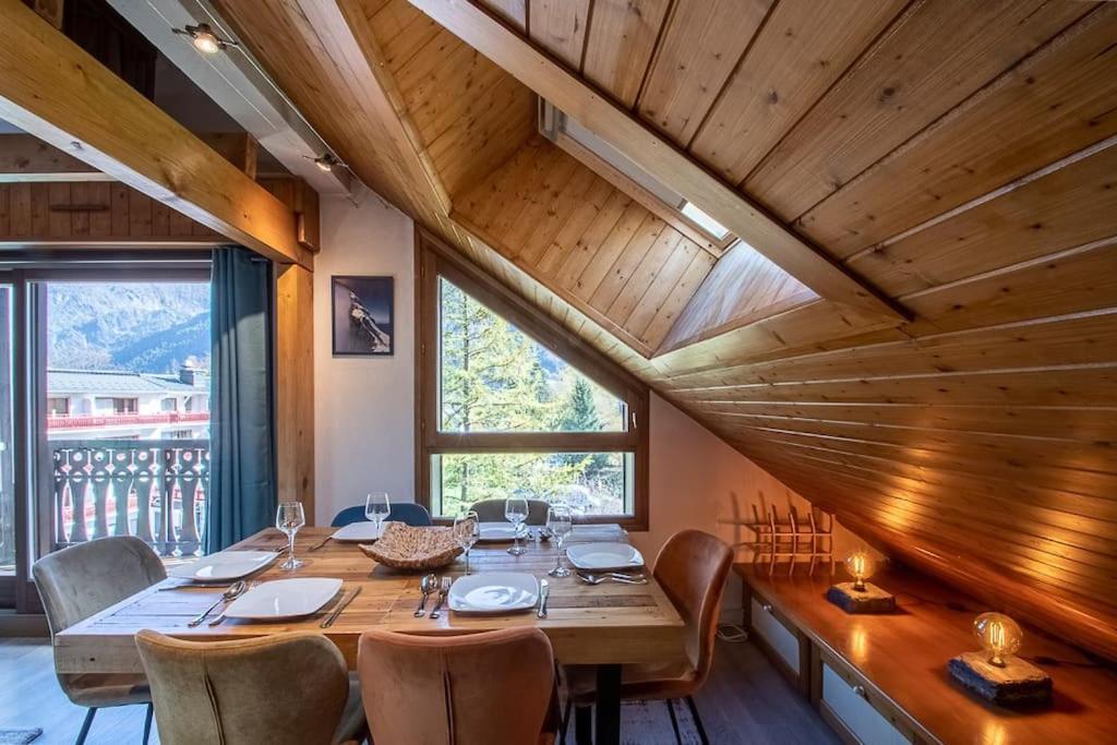 Bel Appartement Entier En Style Chalet A Chamonix Eksteriør bilde